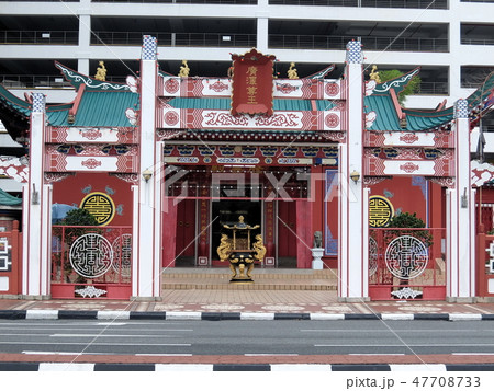 ブルネイ　中国寺院 47708733