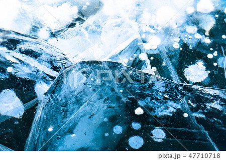 《北海道》アイスバブル・自然現象《糠平湖》 47710718