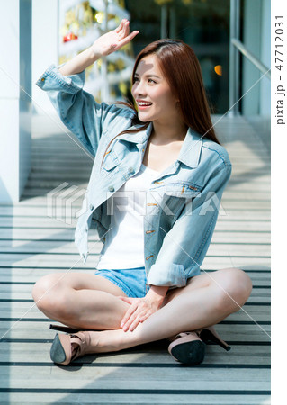 asian beautiful woman happiness smile joyful 47712031