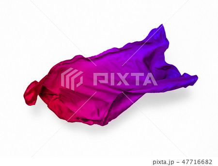 multicolored fabric in motion 47716682