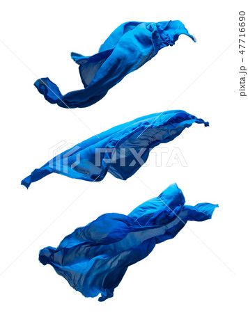 abstract blue fabric in motion abstract blue fabric in motion 47716690