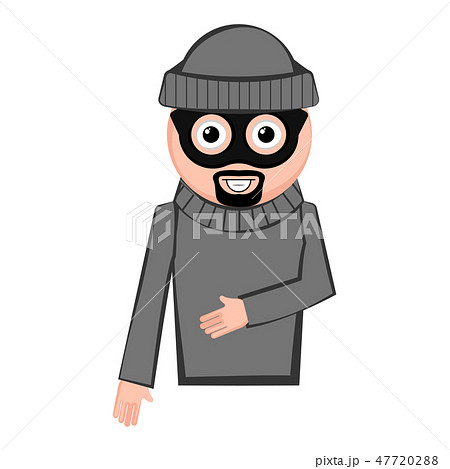 Happy thief cartoon 47720288