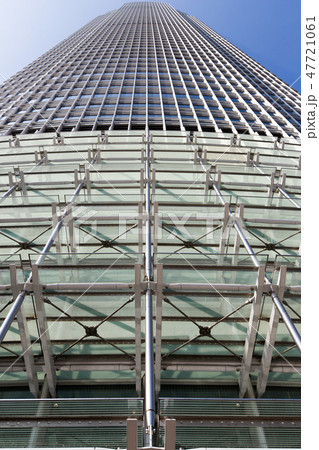 Abstract Windows Glass Fragment of Building 47721061