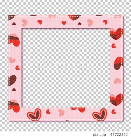 Heart's frame photo frame - Stock Illustration [47722852] - PIXTA
