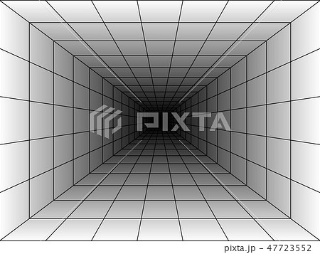 Grid トンネル 地下通路イメージのイラスト素材