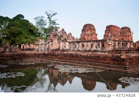 Barai pond of Prasat Muang Tam castle in Buriram 47724826
