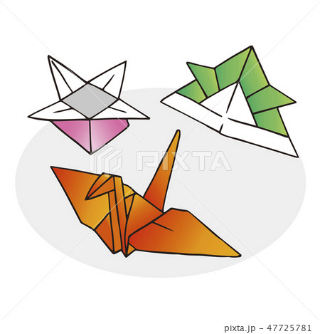 折り紙のイラスト素材