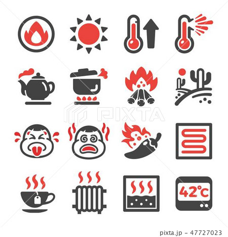 hot icon set 47727023