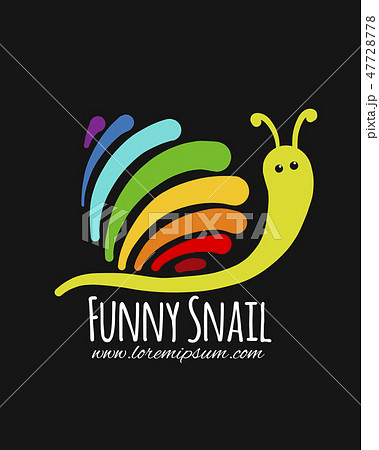 Funny snail for your design 47728778