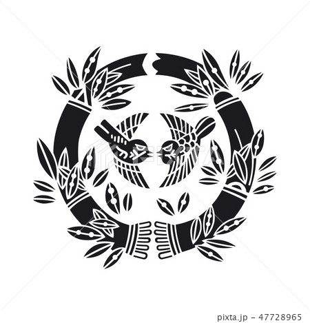 家紋　笹 47728965