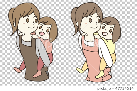 Double Meaning of Piggyback Ride Stock Vector - Illustration of cute,  lovely: 29957273