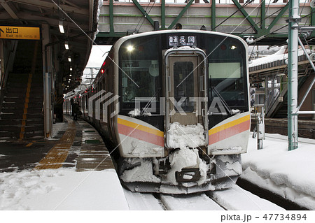 冬の上越線E129系（水上駅） 47734894