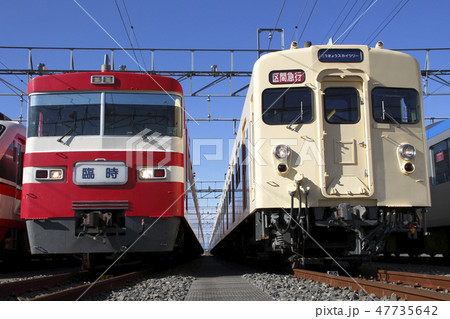 東武1800系・8000系のレトロ並び 東武1800系・8000系のレトロ並び 47735642