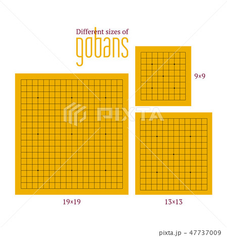 Vector illustration of empty gobans 47737009