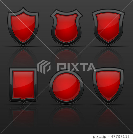 Coat of arms. Set of decorative symbols 47737112