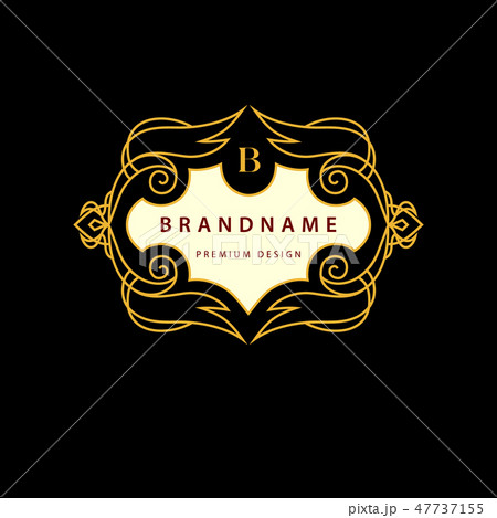 Elegant Business logo. Monogram design template 47737155