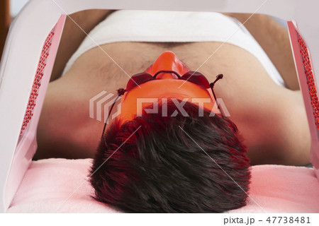 Young man at solarium 47738481