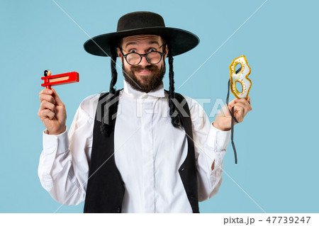 Portrait of a young orthodox Hasdim Jewish man 47739247