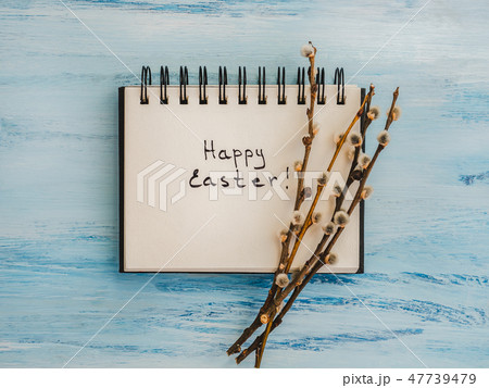 Easter eggs painted in bright colors 47739479