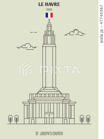 St. Joseph's Church in Le Havre, France 47740367