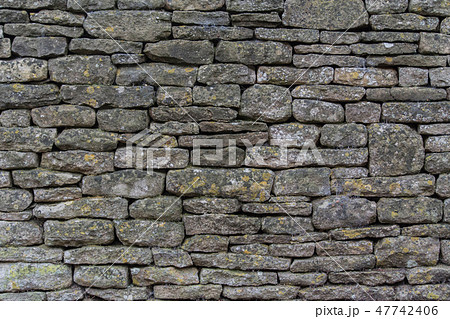 英国　イギリス　石　伝統　壁　テクスチャ 47742406