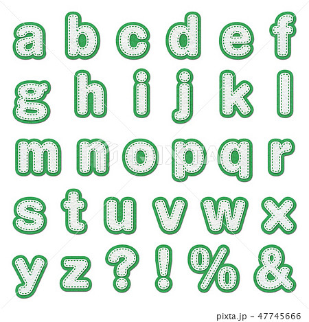 アルファベットのイラスト素材 47745666 Pixta