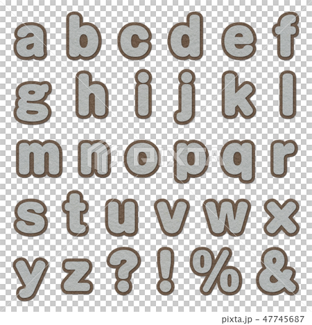 アルファベット 47745687