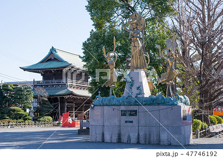 神奈川県　川崎大師（平間寺）不動門 47746192