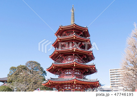 神奈川県 川崎大師(平間寺)八角五重塔 神奈川県 川崎大師(平間寺)八角五重塔 47746195
