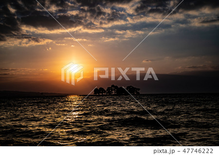 宍道湖 夕焼け 宍道湖 夕焼け 47746222