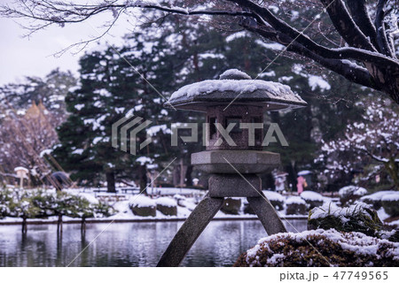 兼六園の雪景色 兼六園の雪景色 47749565