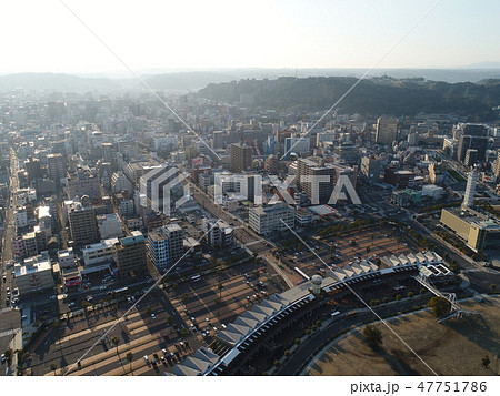 かごしまウォーターフロントパーク上空から 47751786