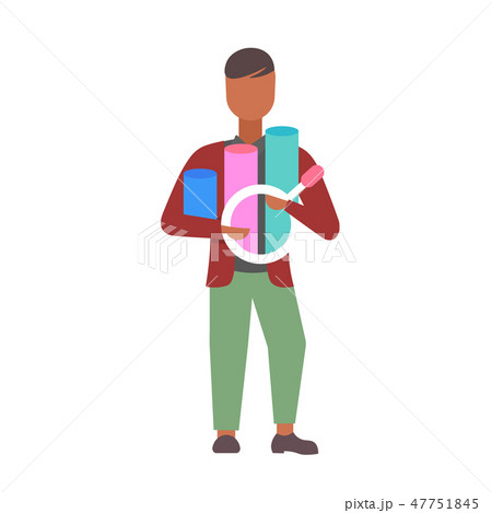 businessman holding growth chart auditing tax business accounting concept african american auditor 47751845