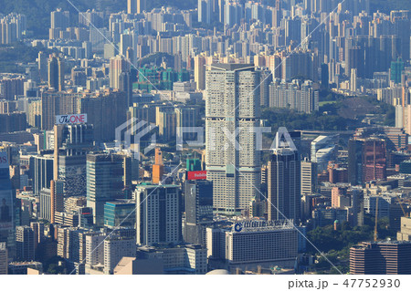 Residential building vew from the peak 47752930