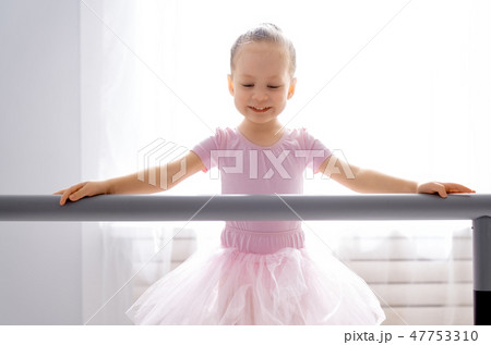 girl is studying ballet. girl is studying ballet. 47753310