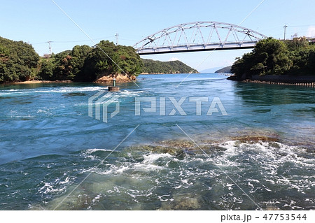 長島　乳之瀬橋が見える風景 47753544