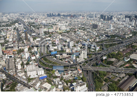 THAILAND BANGKOK CITY SKYLINE ROAD THAILAND BANGKOK CITY SKYLINE ROAD 47753852
