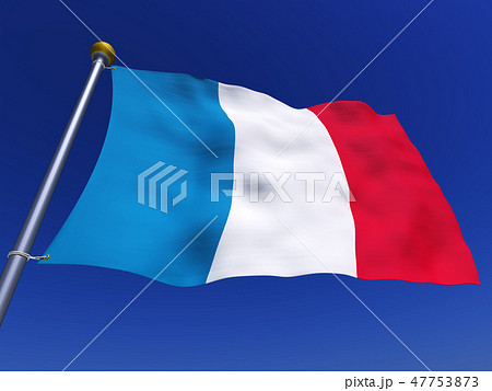 国旗　旗　フラッグ　フランス 47753873