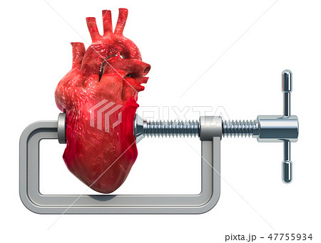 Heart attack, heart disease concept 47755934