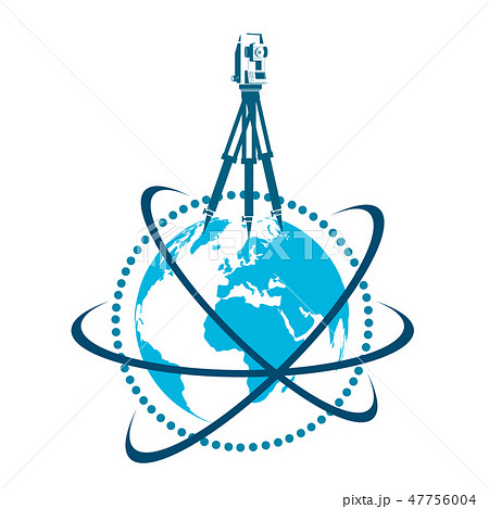 Geodesic device and globe symbol Geodesic device and globe symbol 47756004