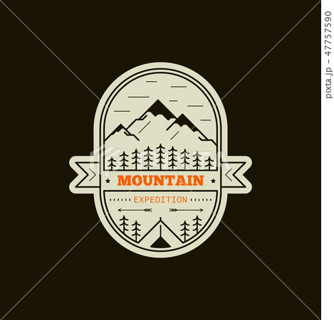 Mountain expedition logo 47757590