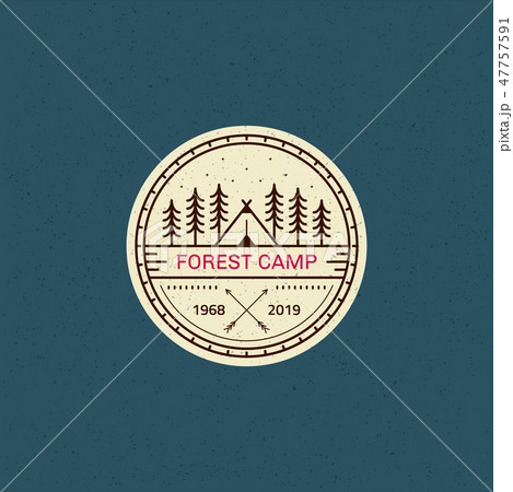 Forest camp logo 47757591