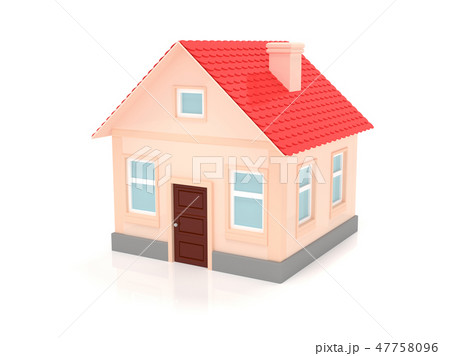 House. 3d render illustration isolated House. 3d render illustration isolated 47758096