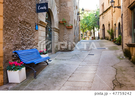 Architectural complex Poble Espanyol,Barcelona 47759242