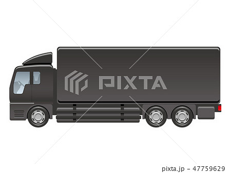 大型トラックのイラストのイラスト素材 47759629 Pixta