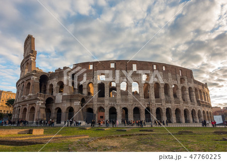 The Colosseum or Coliseum, Flavian Amphitheatre in Rome, Italy 47760225