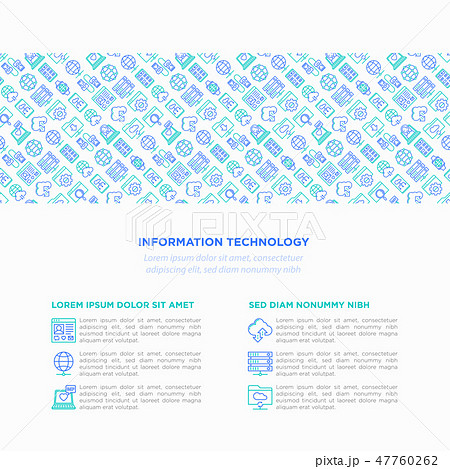 Information technology concept Information technology concept 47760262
