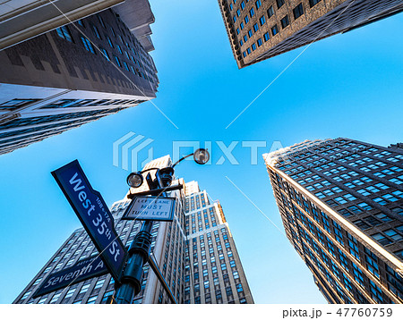 都市風景・高層ビル イメージ ニューヨーク 都市風景・高層ビル イメージ ニューヨーク 47760759