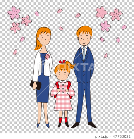 Admission ceremony girl 47763021