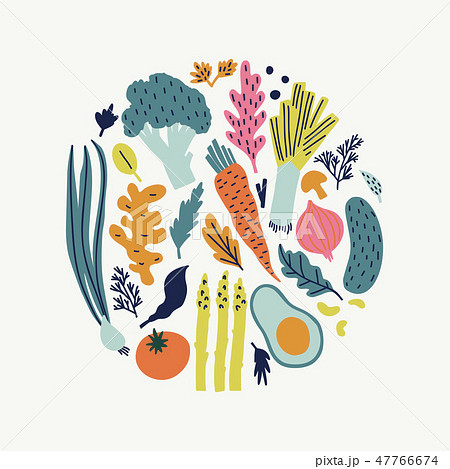Vector food set for your design.  47766674